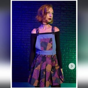 Her Universe The Nightmare Before Christmas Sally Patchwork Side Chain Skirtall